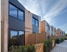 De Ligne vooraanzicht woningen Made